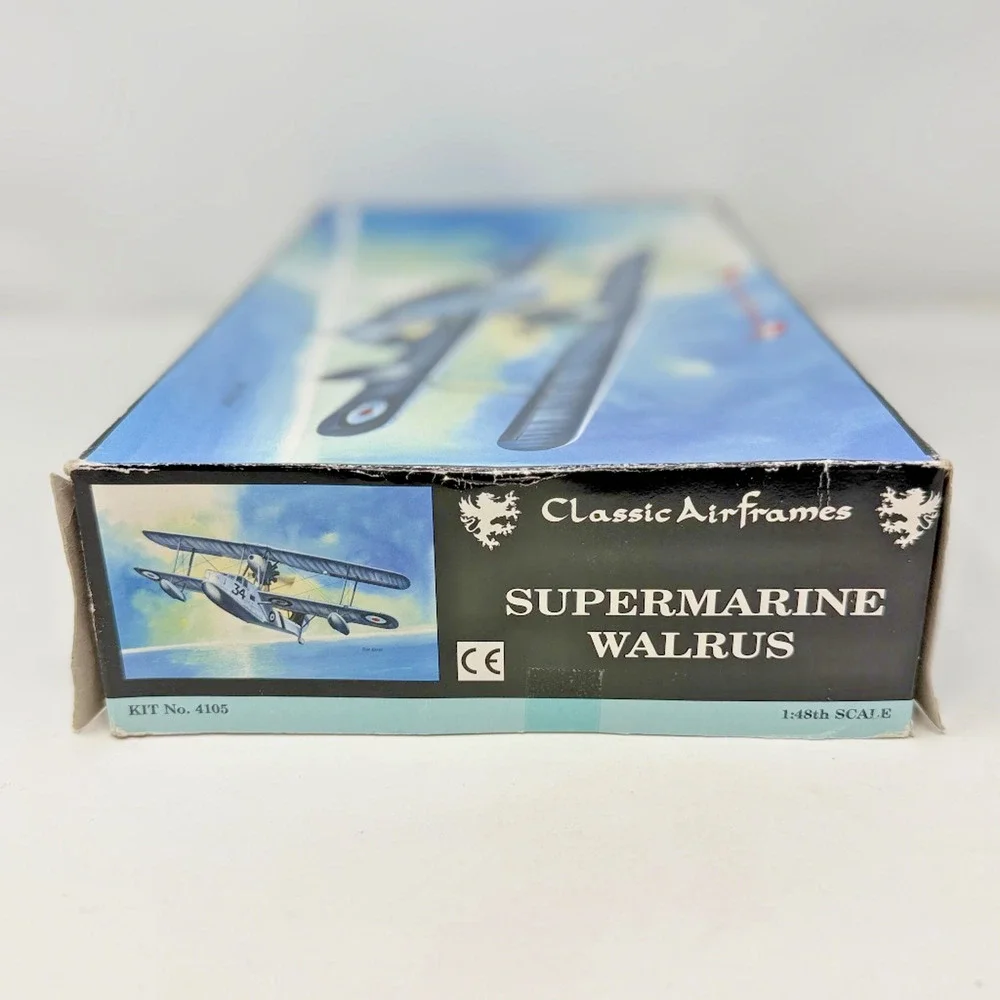 Classic Airframes 1/48 Supermarine Walrus Mk I Kit 4105 Sealed Box